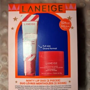 LANEIGE Peppermint Lip Care Set -NIB